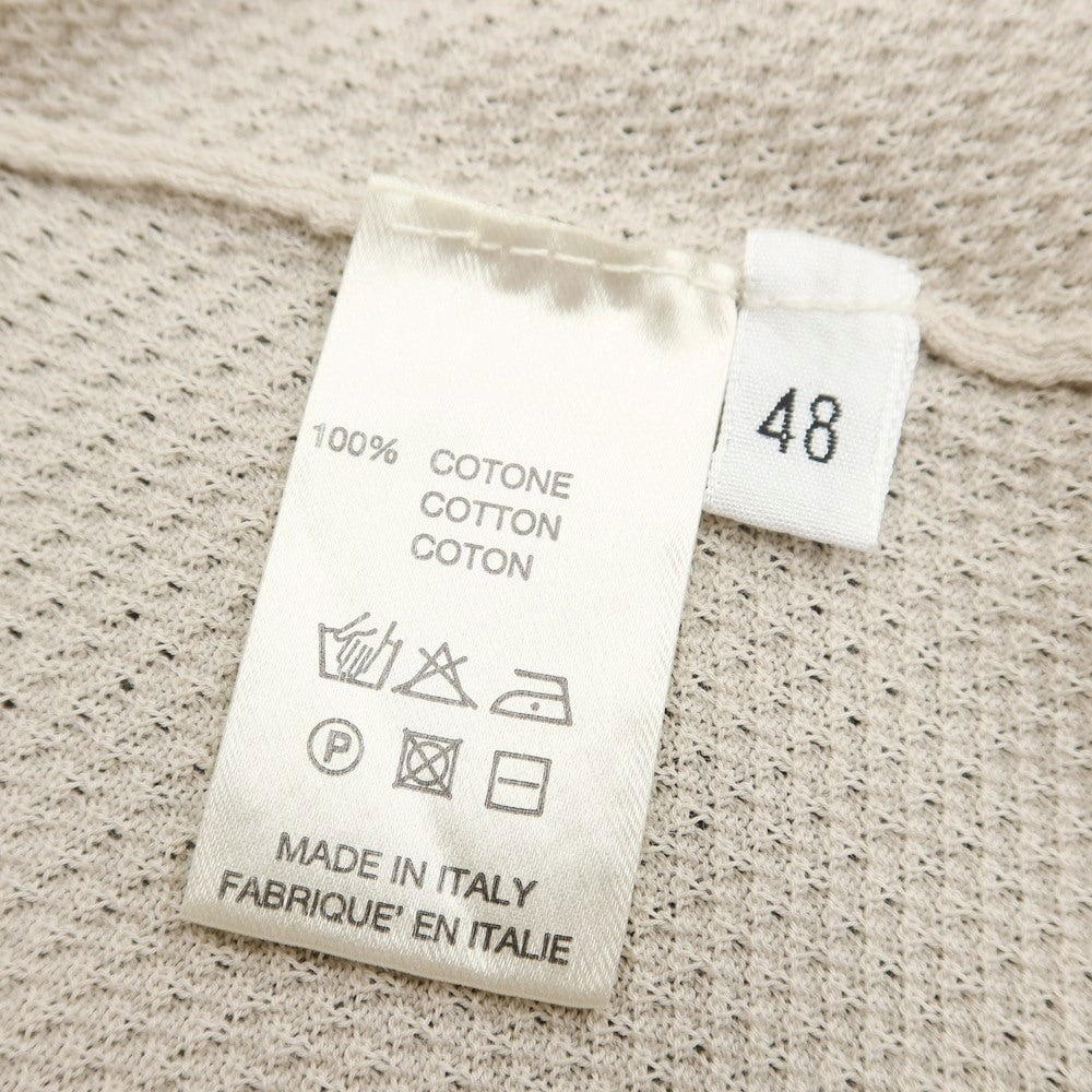 [Used] Roberto Collina ROBERTO COLLINA High gauge cotton short sleeve knit beige [Size 48] [BEI] [S/S] [Condition rank B] ​​[Men&