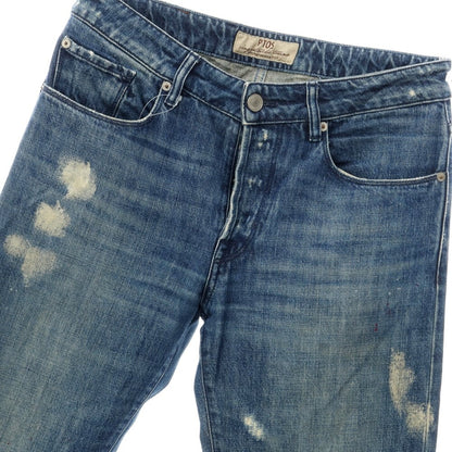 【新品】ピーティーゼロチンクエ PT05 ダメージ＆ブリーチ加工 デニムパンツ ジーンズ ネイビー【サイズ32】【NVY】【S/S/A/W】【状態ランクN】【メンズ】【769174】