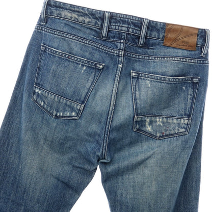 【新品】ピーティーゼロチンクエ PT05 ダメージ＆ブリーチ加工 デニムパンツ ジーンズ ネイビー【サイズ32】【NVY】【S/S/A/W】【状態ランクN】【メンズ】【769174】