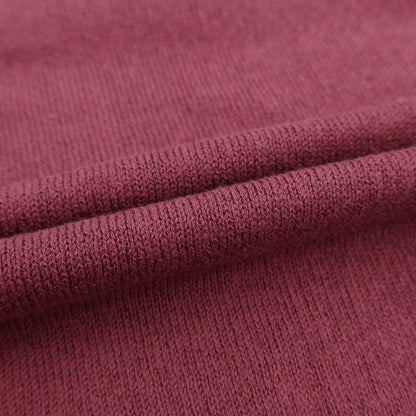 [Used] ZANONE High Gauge Cotton V-neck Knit, Wine [Size 48] [RED] [S/S] [Condition Rank B] ​​[Men&
