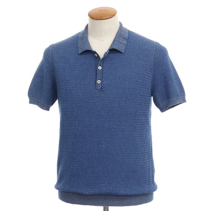 [Used] CIRCOLO 1901 Cotton Short Sleeve Polo Knit Blue [Size M] [BLU] [S/S] [Condition Rank B] ​​[Men&
