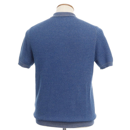 [Used] CIRCOLO 1901 Cotton Short Sleeve Polo Knit Blue [Size M] [BLU] [S/S] [Condition Rank B] ​​[Men&
