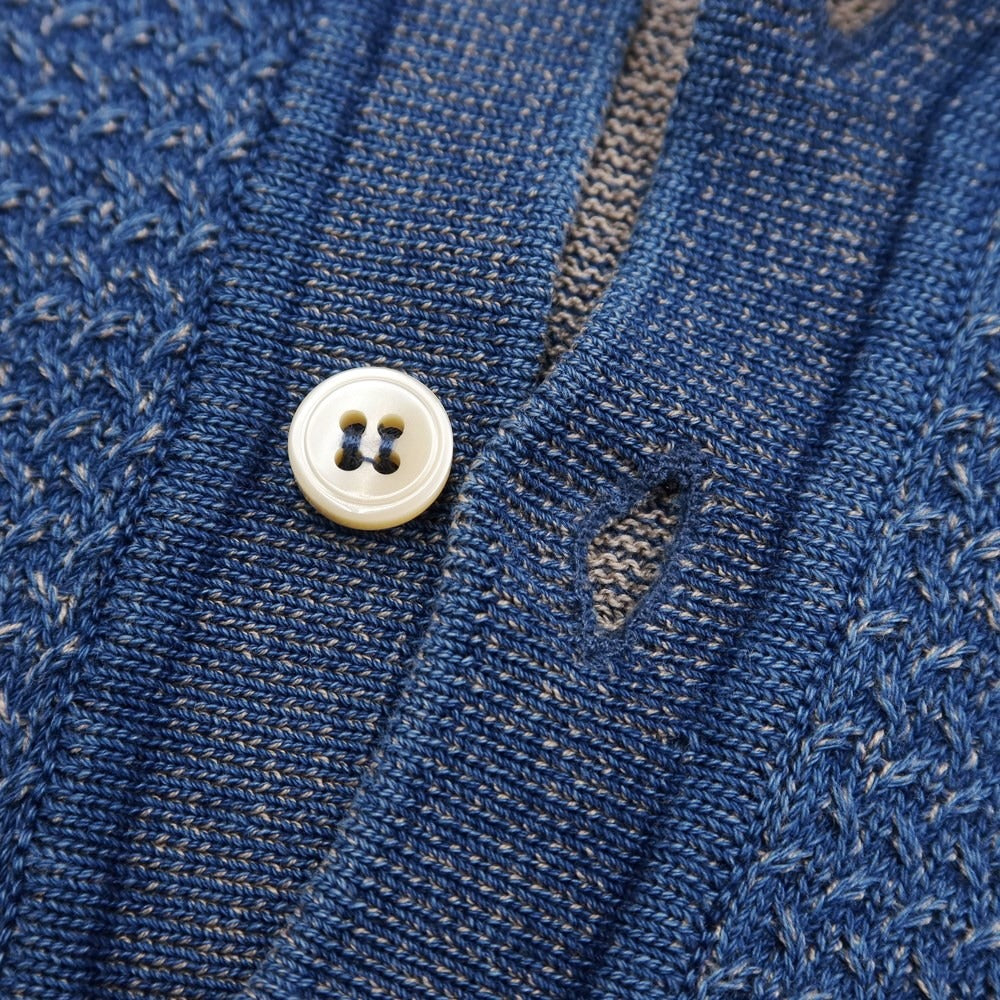 [Used] CIRCOLO 1901 Cotton Short Sleeve Polo Knit Blue [Size M] [BLU] [S/S] [Condition Rank B] ​​[Men&