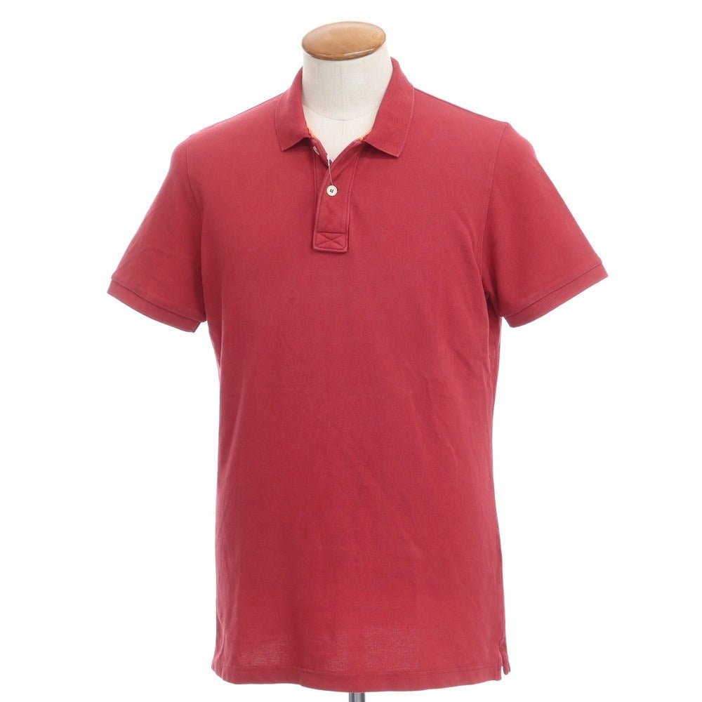 [Used] eleventy Pique Cotton Short Sleeve Polo Shirt Red [Size M] [RED] [S/S] [Condition Rank B] ​​[Men&