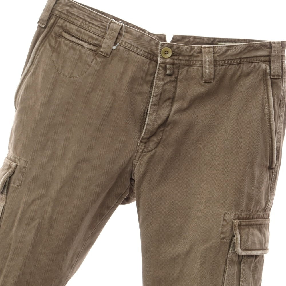 [Used] Icon Cotton Herringbone Cargo Pants, Brown [Size 48] [BRW] [S/S/A/W] [Condition Rank B] ​​[Men&