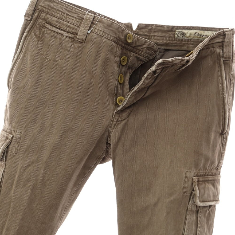 [Used] Icon Cotton Herringbone Cargo Pants, Brown [Size 48] [BRW] [S/S/A/W] [Condition Rank B] ​​[Men&