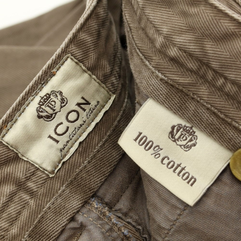 [Used] Icon Cotton Herringbone Cargo Pants, Brown [Size 48] [BRW] [S/S/A/W] [Condition Rank B] ​​[Men&