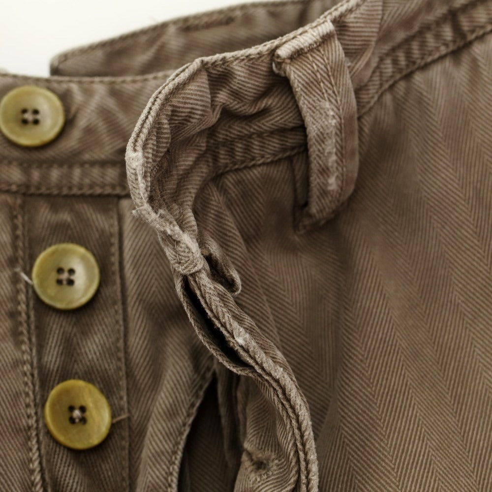[Used] Icon Cotton Herringbone Cargo Pants, Brown [Size 48] [BRW] [S/S/A/W] [Condition Rank B] ​​[Men&