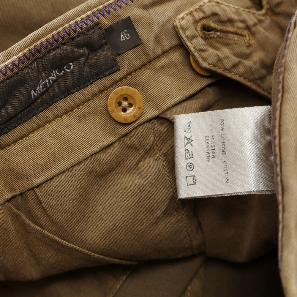 [Used] Metrico stretch cotton shorts, brown [Size 46] [BRW] [S/S] [Condition Rank C] [Men&