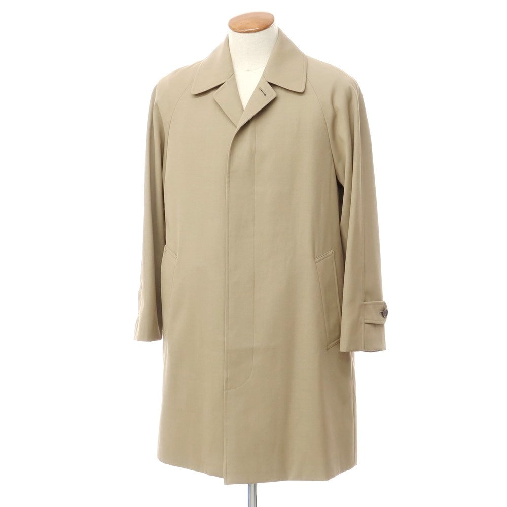 [Used] SOVEREIGN Twill Wool Nylon Balmacaan Coat Beige [Size M] [BEI] [S/S] [Condition Rank B] [Men&