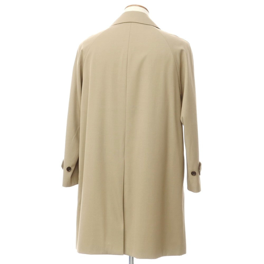 [Used] SOVEREIGN Twill Wool Nylon Balmacaan Coat Beige [Size M] [BEI] [S/S] [Condition Rank B] [Men&