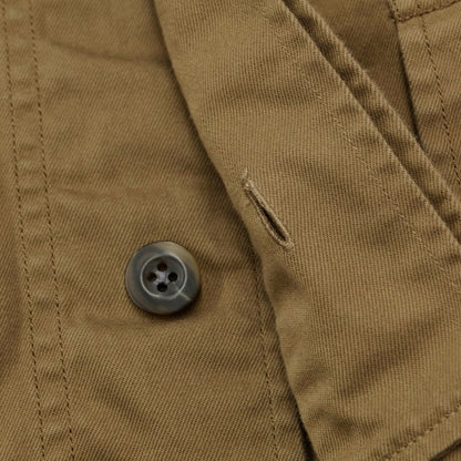 【中古】バグッタ Bagutta THE SHACKET ツイルコットン ミリタリーシャツブルゾン ブラウン【サイズS】【BRW】【S/S】【状態ランクB】【メンズ】【769082】