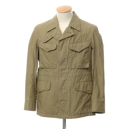 [Used] Nano Universe Cotton Military Jacket Blouson Khaki [Size 44] [KAK] [S/S] [Condition Rank B] [Men&