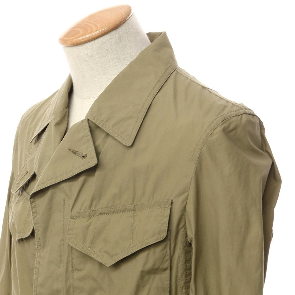 [Used] Nano Universe Cotton Military Jacket Blouson Khaki [Size 44] [KAK] [S/S] [Condition Rank B] [Men&