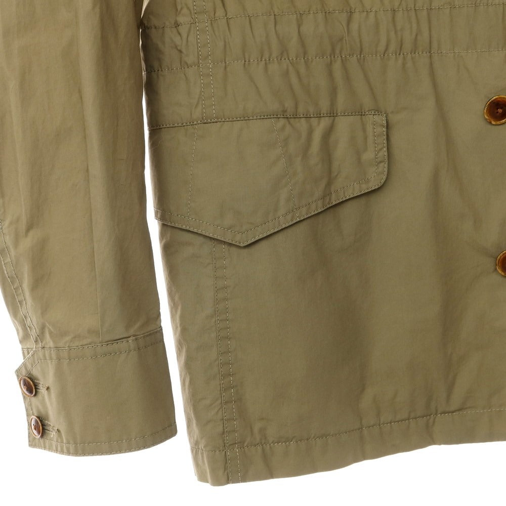 [Used] Nano Universe Cotton Military Jacket Blouson Khaki [Size 44] [KAK] [S/S] [Condition Rank B] [Men&