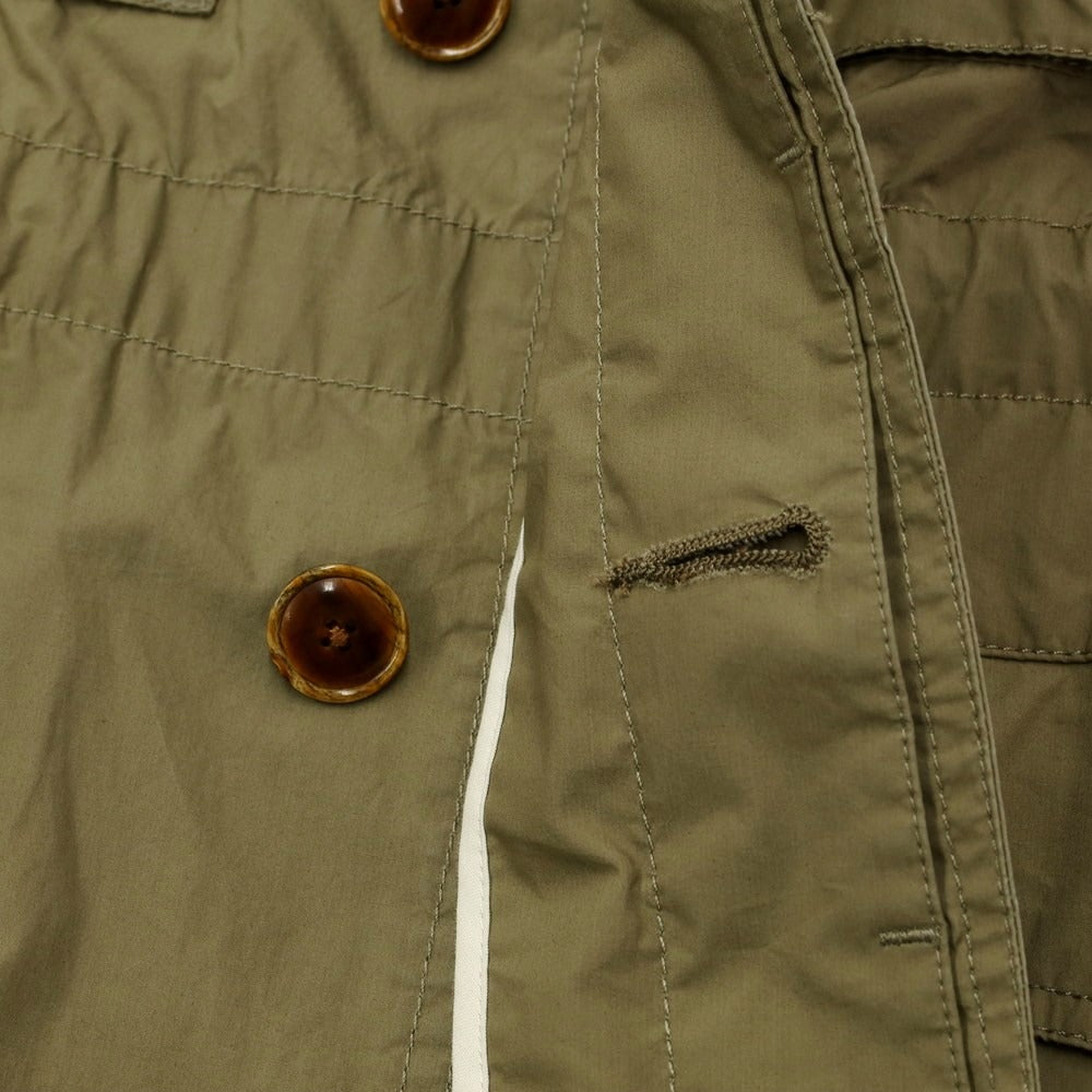 [Used] Nano Universe Cotton Military Jacket Blouson Khaki [Size 44] [KAK] [S/S] [Condition Rank B] [Men&