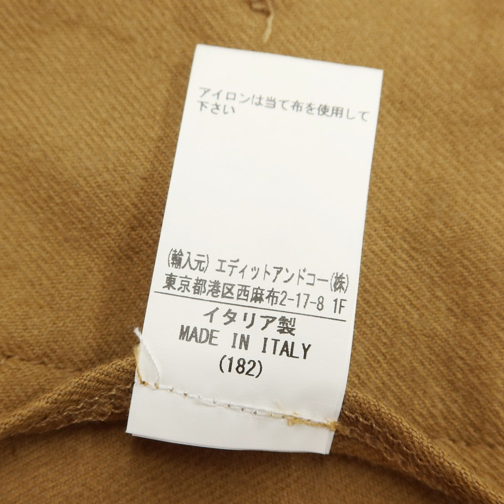 [Used] ORIAN Cotton Wool Work Shirt Blouson Camel Beige [Size S] [BEI] [A/W] [Condition Rank B] ​​[Men&