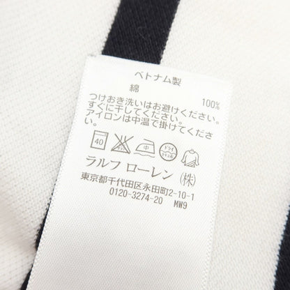 【中古】ポロ ラルフローレン Polo Ralph Lauren 鹿の子コットン ボーダー 半袖ポロシャツ ブラックxホワイト【サイズXS】【BLK】【S/S】【状態ランクC】【メンズ】【769176】
[EPD]