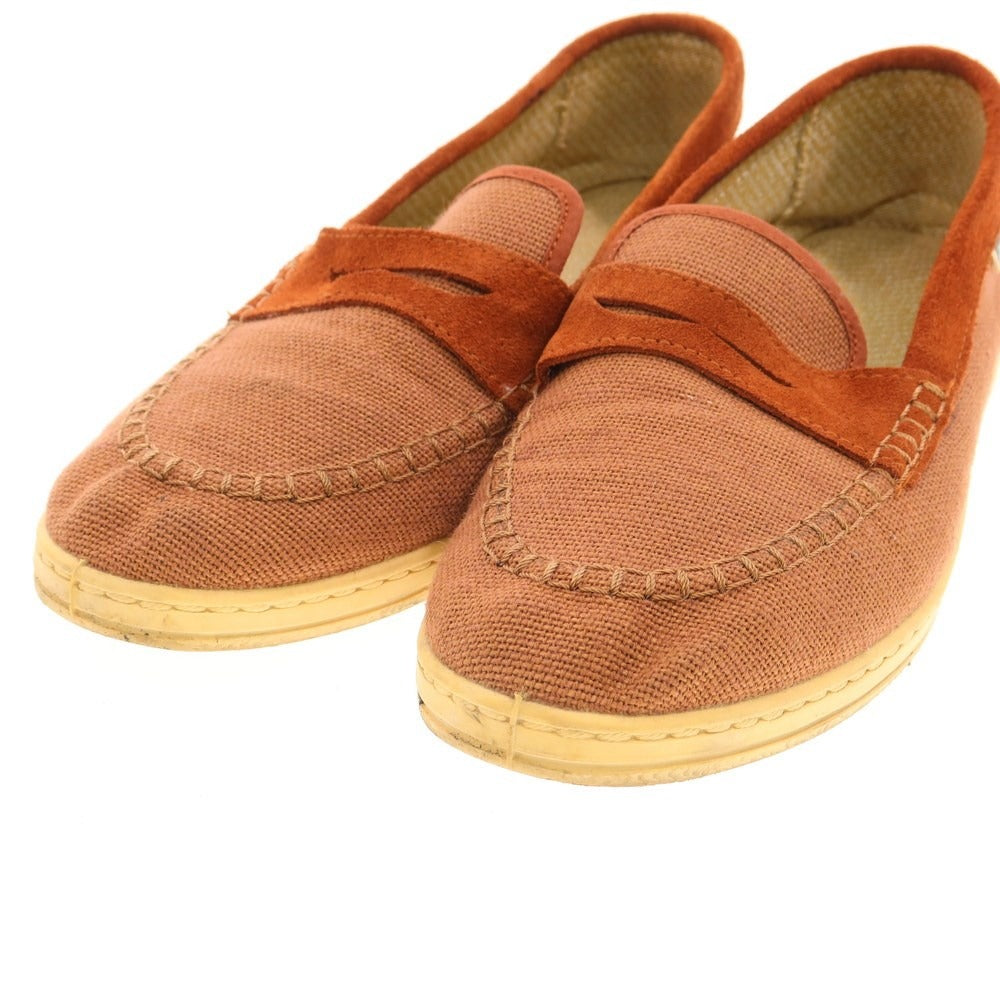 [Used] Maians Canvas Coin Loafers Slip-ons Brown [Size 41] [BRW] [S/S/A/W] [Condition Rank C] [Men&