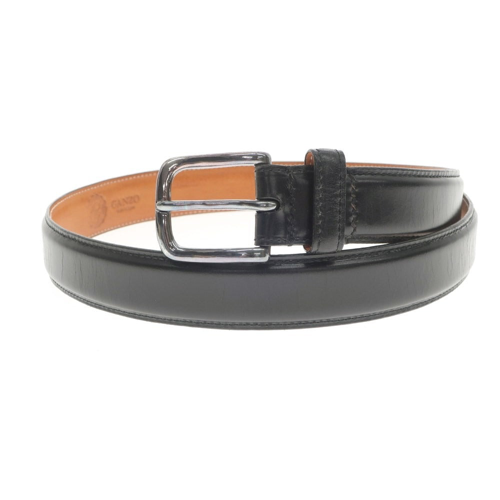 [Used] GANZO Leather Belt Black [Size M] [BLK] [S/S/A/W] [Condition Rank C] [Men&