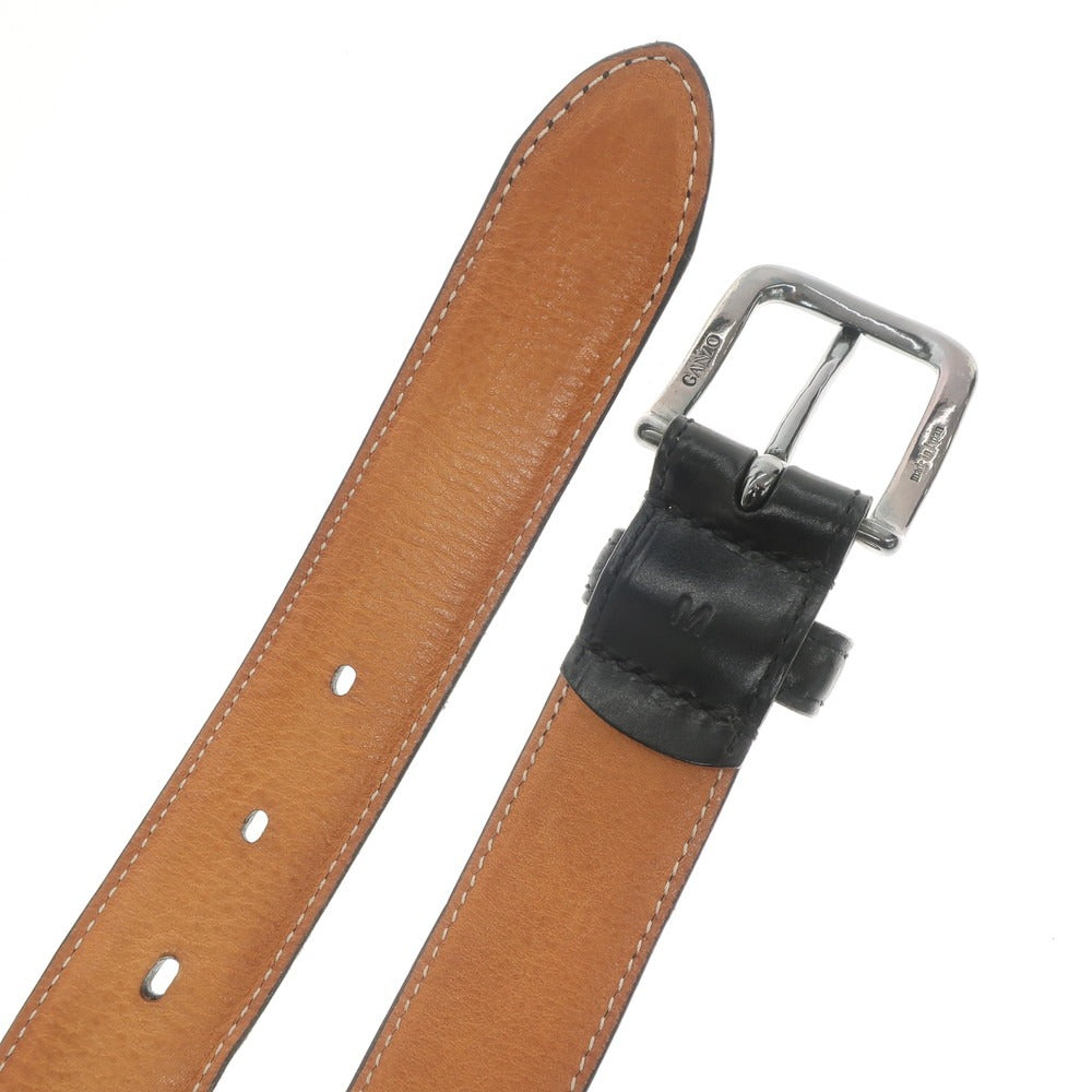 [Used] GANZO Leather Belt Black [Size M] [BLK] [S/S/A/W] [Condition Rank C] [Men&