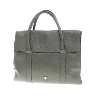 [Used] Chambord Sellier Shrink Leather Briefcase Tote Bag Grey [Size -] [W38xH30xD6.5] [GRY] [S/S/A/W] [Condition Rank C] [Men&