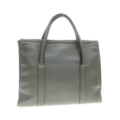 [Used] Chambord Sellier Shrink Leather Briefcase Tote Bag Grey [Size -] [W38xH30xD6.5] [GRY] [S/S/A/W] [Condition Rank C] [Men&