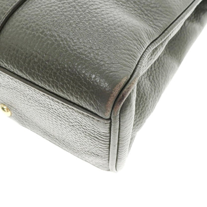[Used] Chambord Sellier Shrink Leather Briefcase Tote Bag Grey [Size -] [W38xH30xD6.5] [GRY] [S/S/A/W] [Condition Rank C] [Men&