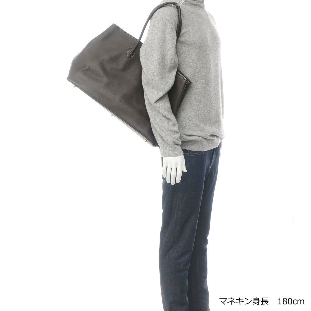 [Used] Cisei Shrink Leather Tote Bag Brown [Size -] [W43.5xH31.5xD18.5] [BRW] [S/S/A/W] [Condition Rank A] [Unisex] [768874]