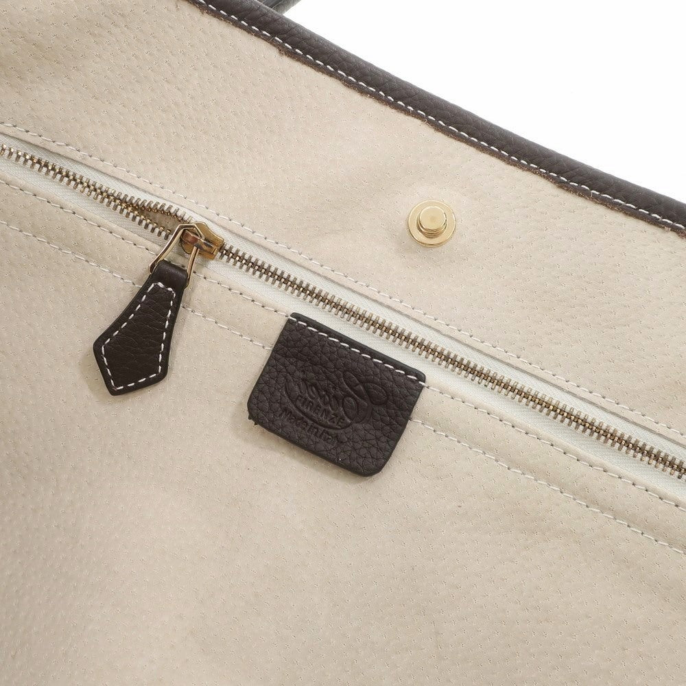 [Used] Cisei Shrink Leather Tote Bag Brown [Size -] [W43.5xH31.5xD18.5] [BRW] [S/S/A/W] [Condition Rank A] [Unisex] [768874]