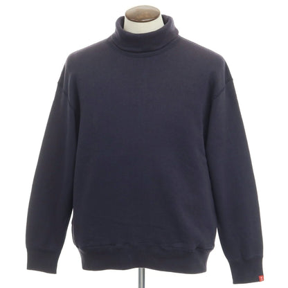 [Used] LOOPWHEELER BEAMS JAPAN special order cotton turtleneck sweatshirt navy [Size L] [NVY] [A/W] [Condition rank B] ​​[Men&
