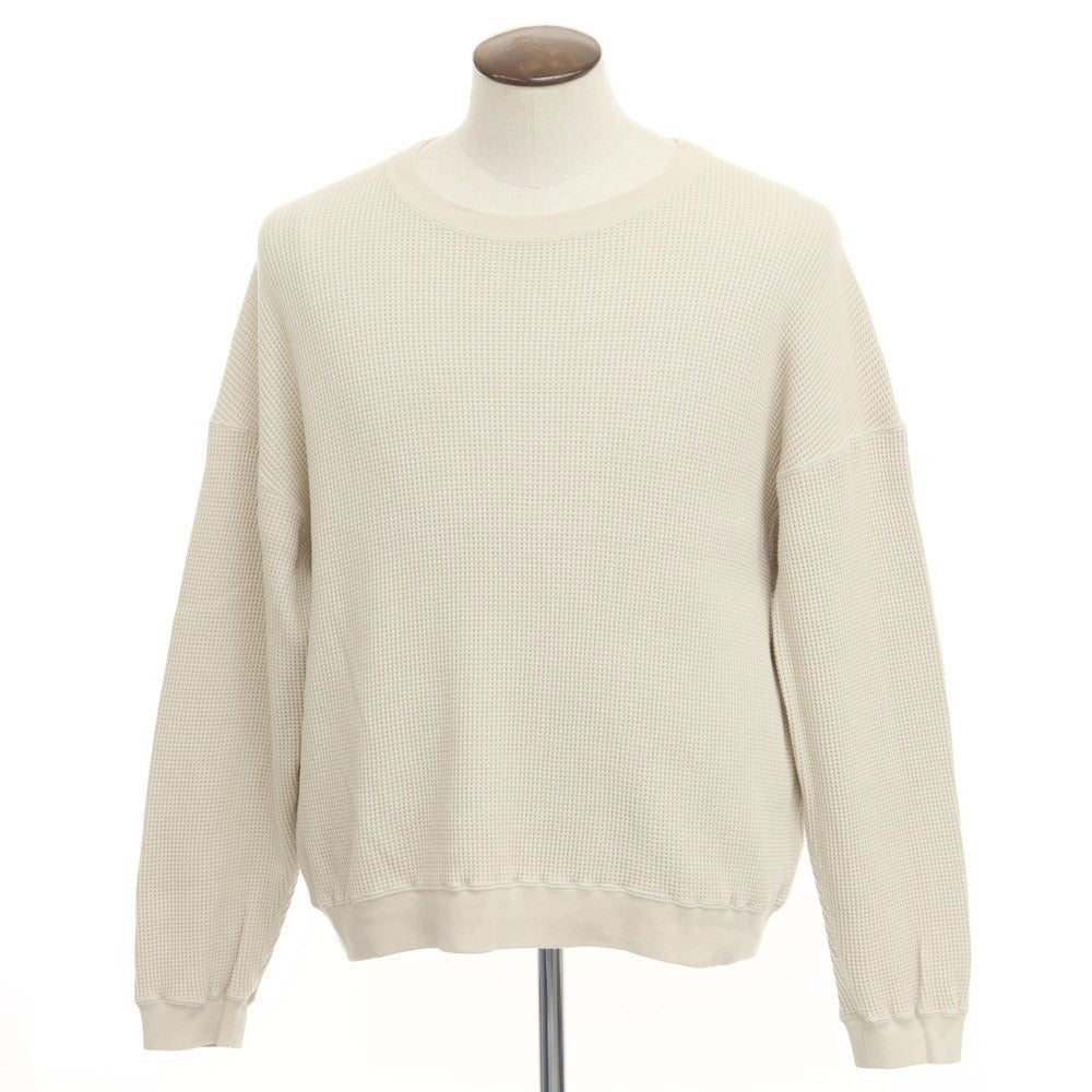【中古】サンカ Sanca サーマルコットン ワイドシルエット 長袖Ｔシャツ ライトベージュ【サイズ3】【BEI】【S/S/A/W】【状態ランクB】【メンズ】【769176】