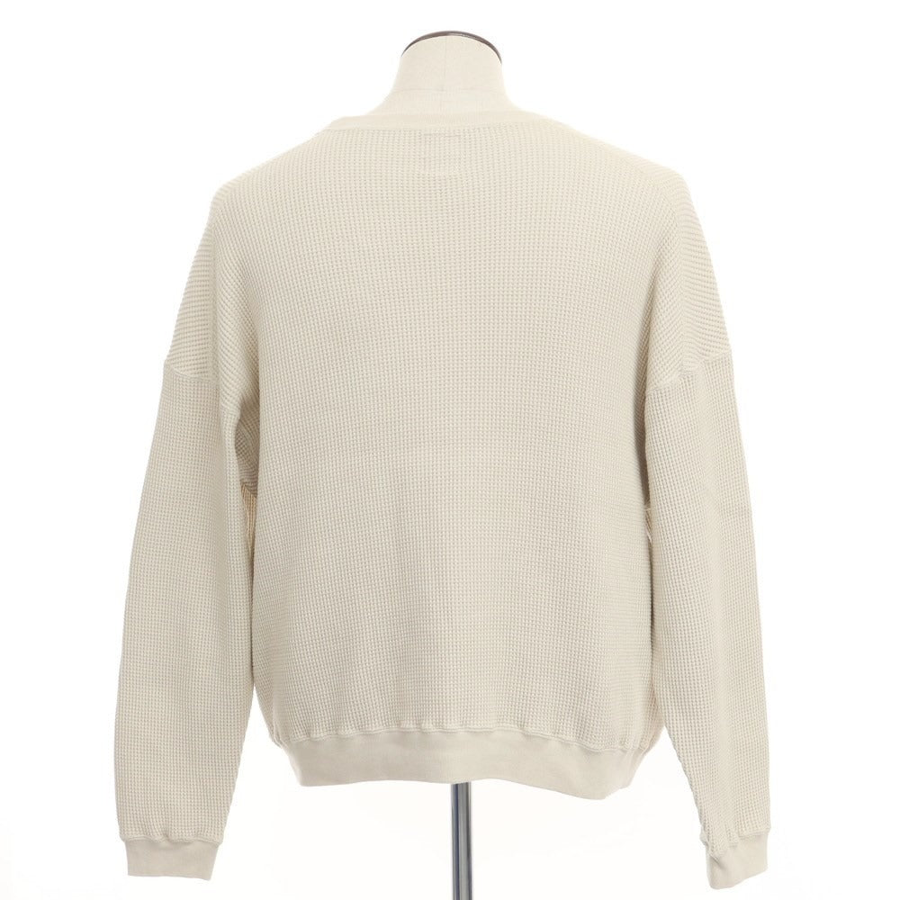 【中古】サンカ Sanca サーマルコットン ワイドシルエット 長袖Ｔシャツ ライトベージュ【サイズ3】【BEI】【S/S/A/W】【状態ランクB】【メンズ】【769176】