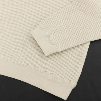 【中古】サンカ Sanca サーマルコットン ワイドシルエット 長袖Ｔシャツ ライトベージュ【サイズ3】【BEI】【S/S/A/W】【状態ランクB】【メンズ】【769176】
