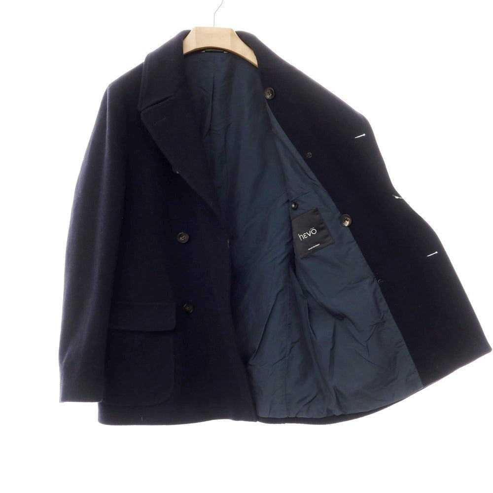 [Used] Hevo wool polyester peacoat, navy [size 50] [NVY] [A/W] [Condition rank B] ​​[Men&