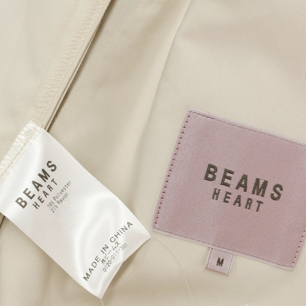 [Used] [Unused] BEAMS HEART COOL MAX polyester rayon 2B casual jacket, beige [Size M] [BEI] [S/S] [Condition Rank S] [Men&