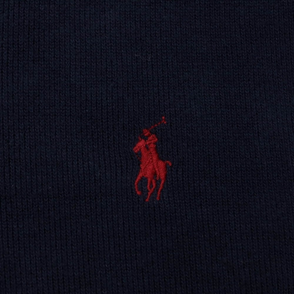 [Used] Polo Ralph Lauren Cotton Half Zip Stand Collar Knit Navy [Size M] [NVY] [S/S] [Condition Rank C] [Men&