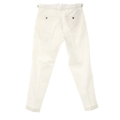 [Used] [Unused] Bellwitch BERWICH nano universe special order stretch cotton slacks pants white [Size 48] [WHT] [S/S] [Condition rank S] [Men&