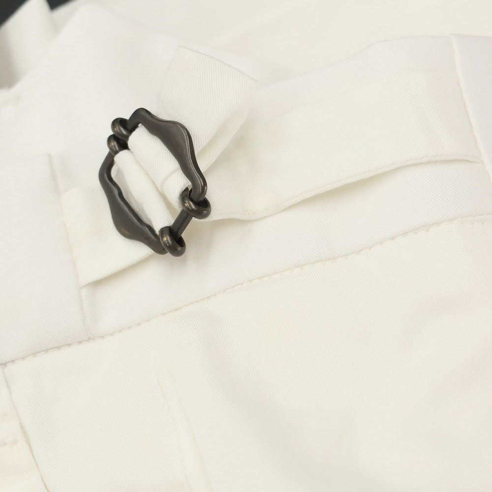 [Used] [Unused] Bellwitch BERWICH nano universe special order stretch cotton slacks pants white [Size 48] [WHT] [S/S] [Condition rank S] [Men&