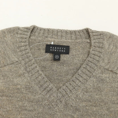 [Used] Barneys New York Wool Alpaca Linen V-neck Pullover Knit Greige [Size M] [GRY] [A/W] [Condition Rank B] ​​[Men&