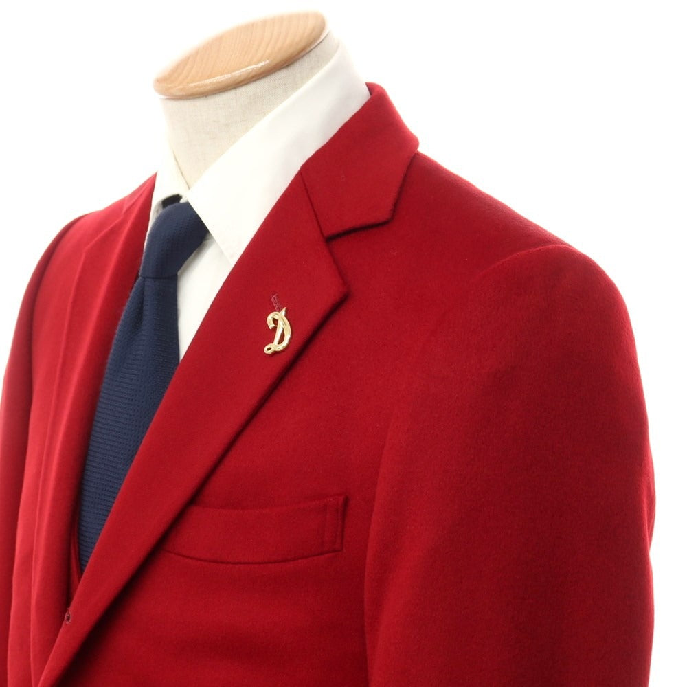 [Used] DANDYISM COLLECTION Cashmere Three-Piece 3-Button Suit Red [Size not specified (S size)] [RED] [A/W] [Condition rank B] ​​[Men&