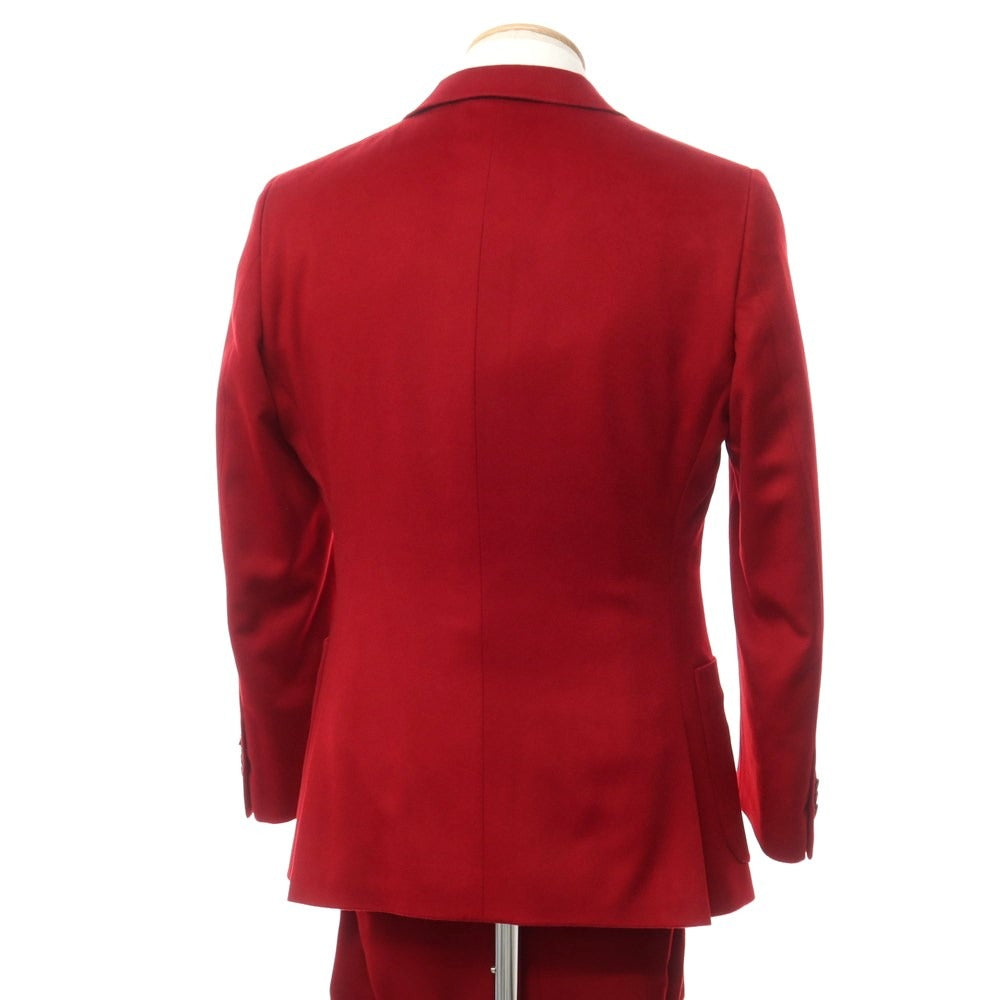 [Used] DANDYISM COLLECTION Cashmere Three-Piece 3-Button Suit Red [Size not specified (S size)] [RED] [A/W] [Condition rank B] ​​[Men&