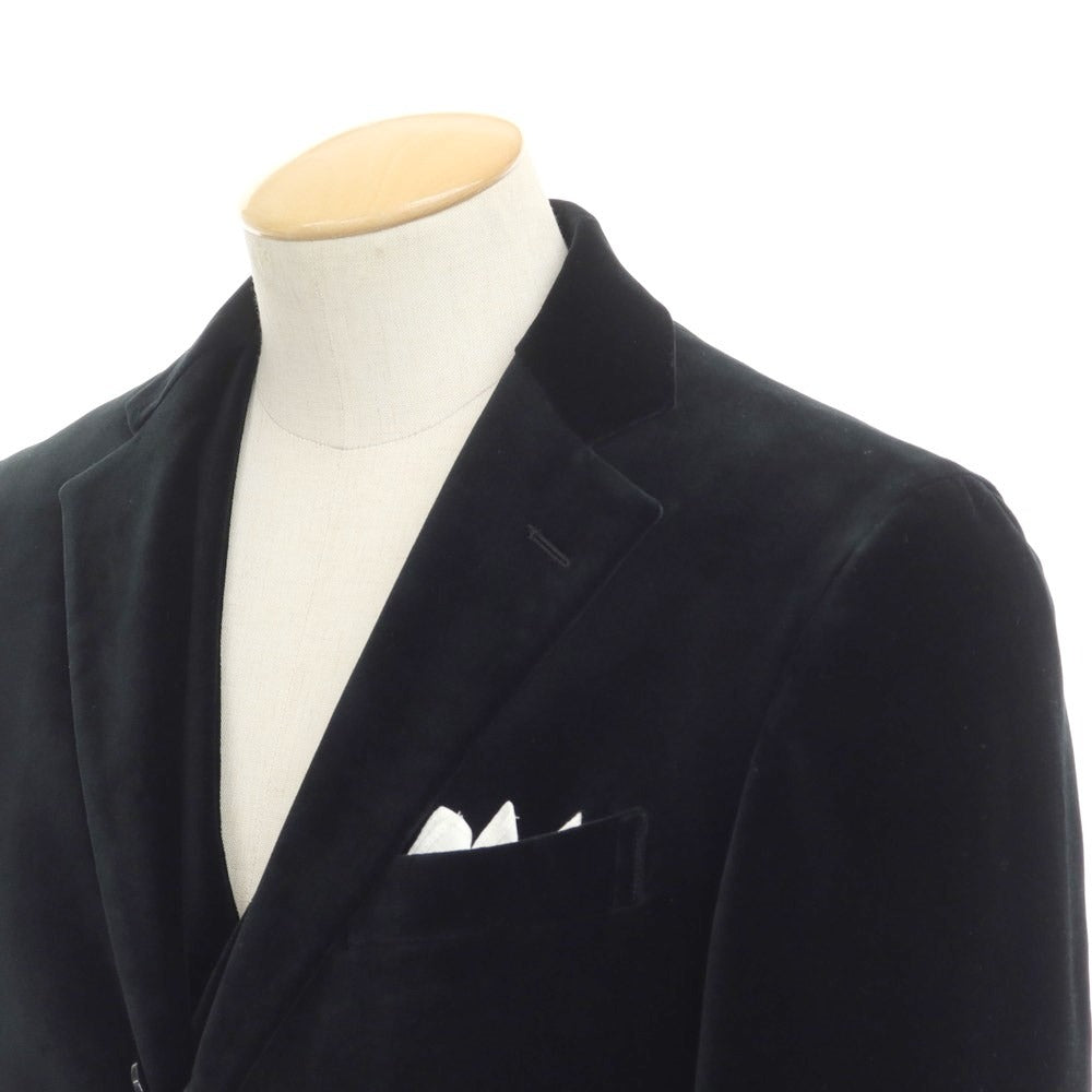 [Used] DANDYISM COLLECTION Cotton Velvet 2-piece Tailored Jacket Black [Size S] [BLK] [A/W] [Condition Rank B] ​​[Men&