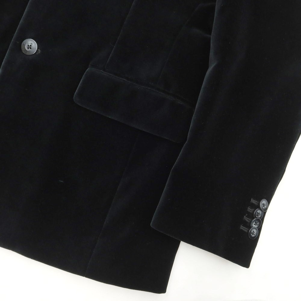 [Used] DANDYISM COLLECTION Cotton Velvet 2-piece Tailored Jacket Black [Size S] [BLK] [A/W] [Condition Rank B] ​​[Men&