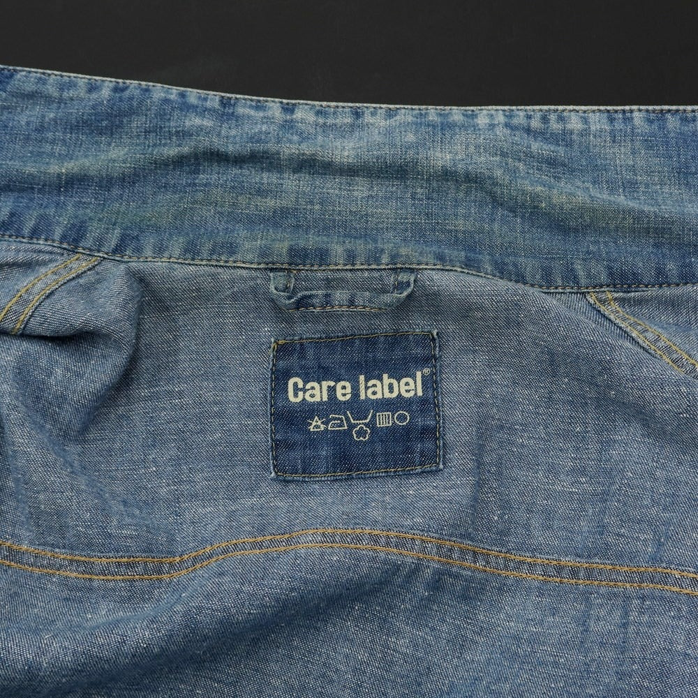 中古】ケアレーベル Care label Gジャン デニムジャケット ブルー【サイズS】【BLU】【S/S】【状態ランクC】【メンズ】【7 –  リタリオリブロ