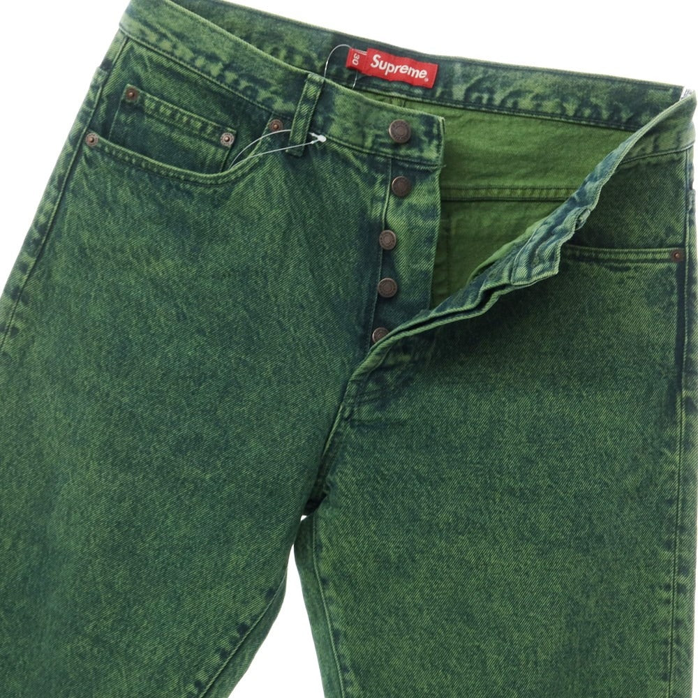 【中古】シュプリーム Supreme 2023年春夏 Regular Jean デニムパンツ ジーンズ グリーン【サイズ30】【GRN】【S/S/A/W】【状態ランクA】【メンズ】【769098】