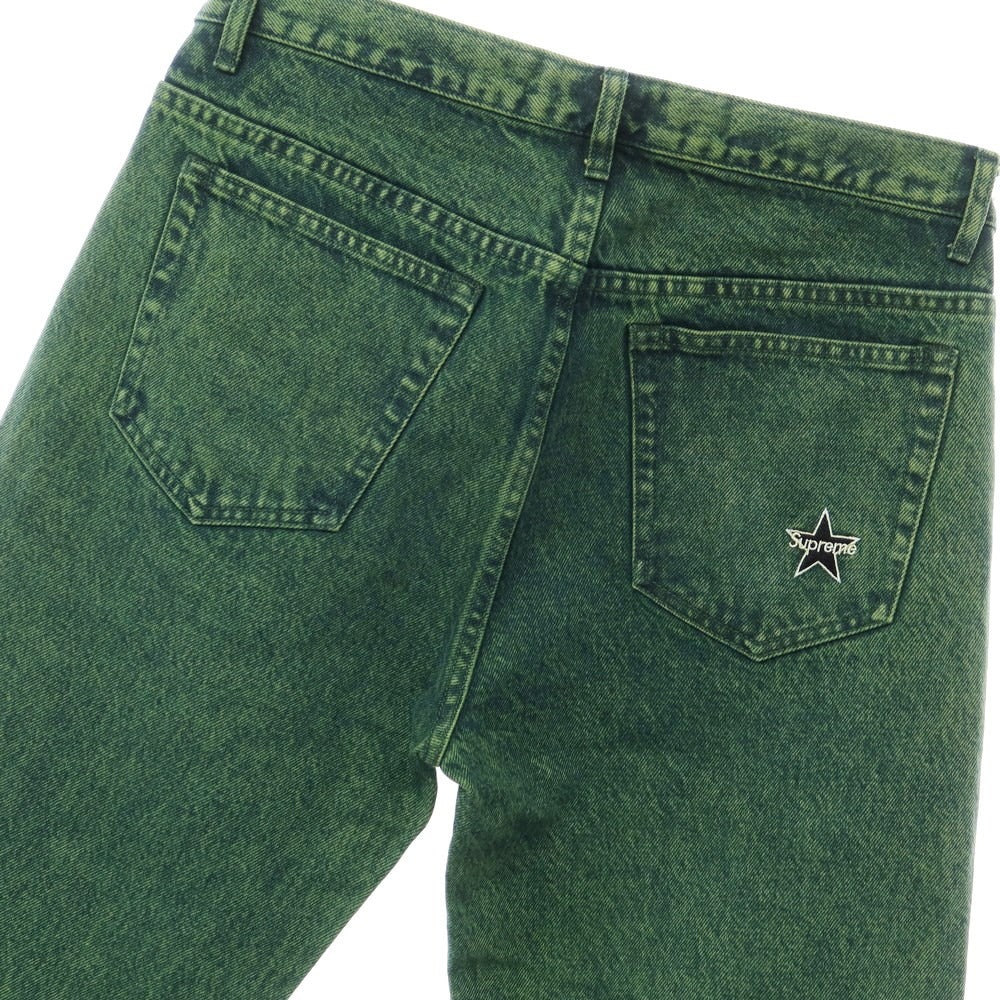 【中古】シュプリーム Supreme 2023年春夏 Regular Jean デニムパンツ ジーンズ グリーン【サイズ30】【GRN】【S/S/A/W】【状態ランクA】【メンズ】【769098】