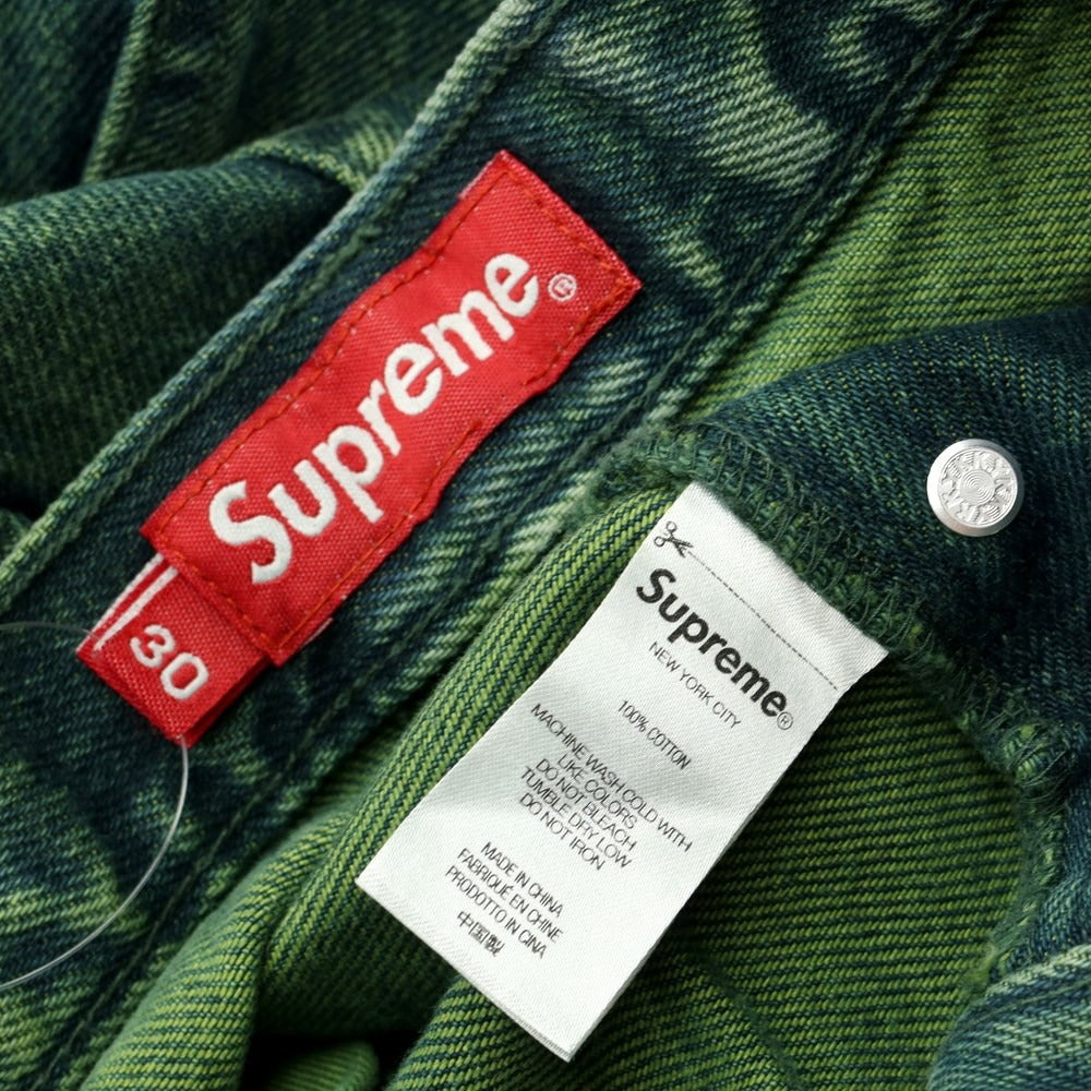 【中古】シュプリーム Supreme 2023年春夏 Regular Jean デニムパンツ ジーンズ グリーン【サイズ30】【GRN】【S/S/A/W】【状態ランクA】【メンズ】【769098】