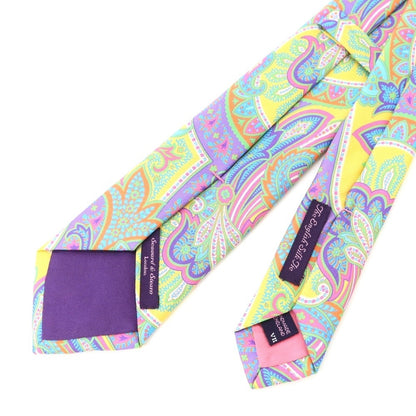 [Used] Seaward &amp;amp; Stearn Paisley Print Tri-Fold Silk Tie Multicolor [MLT] [S/S/A/W] [Condition Rank B] ​​[Men&