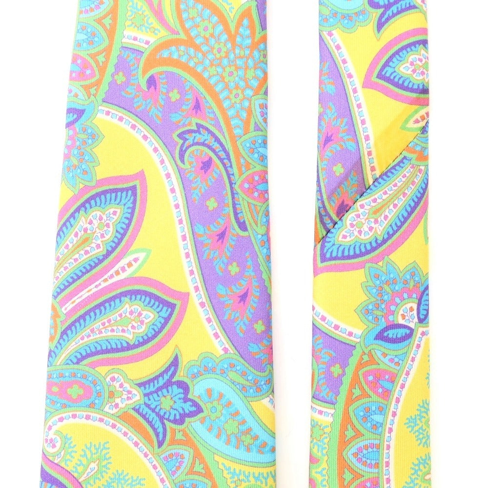 [Used] Seaward &amp;amp; Stearn Paisley Print Tri-Fold Silk Tie Multicolor [MLT] [S/S/A/W] [Condition Rank B] ​​[Men&